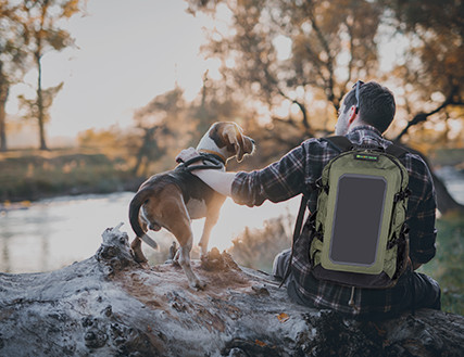 Portable Solar Backpack.