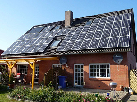 Glory Solar PV Panel are Installed  on the Roof of Building...